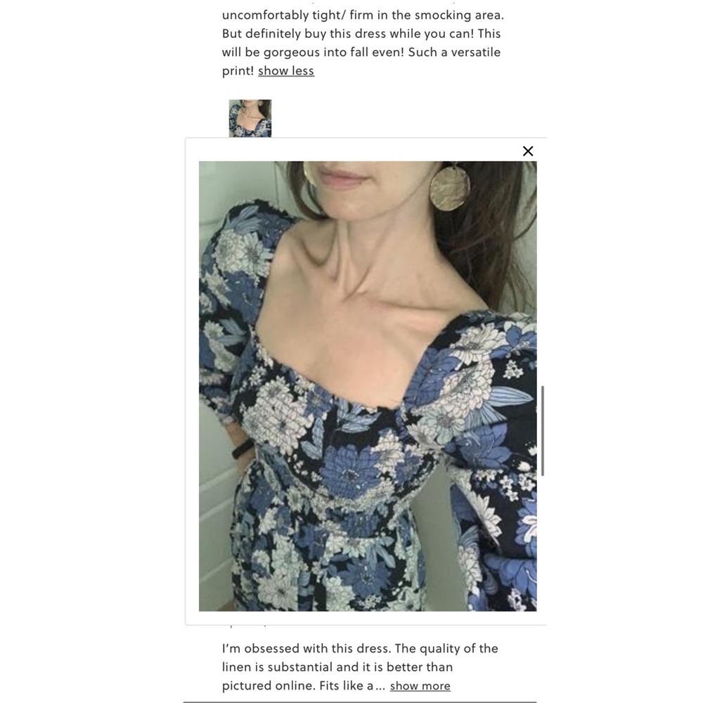 🔴 J. Crew 100% Linen daydream dress in zinnia floral - Picture 10 of 11